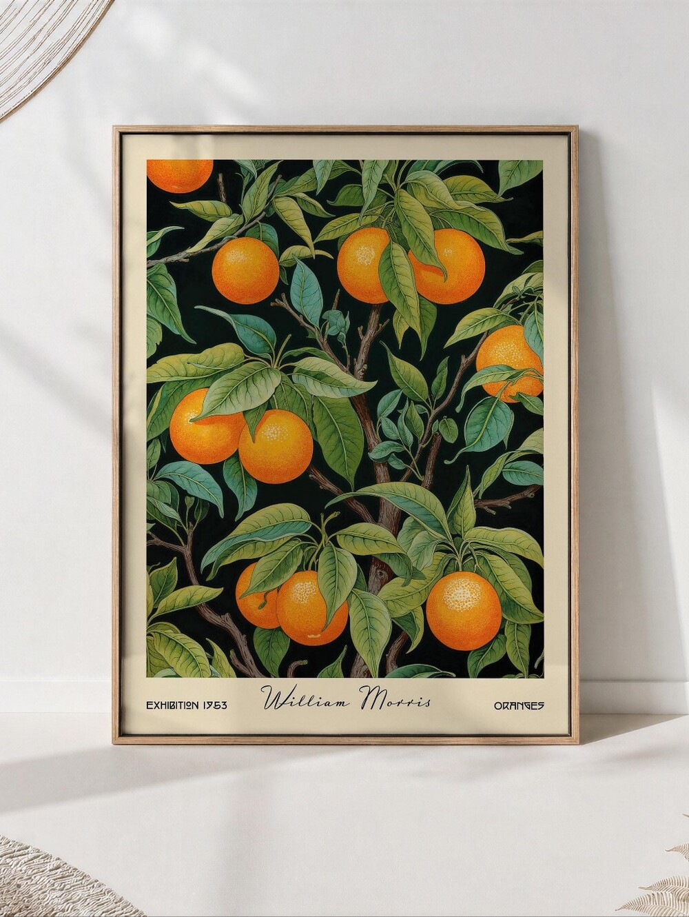 William Morris Orange Tree Art Print - 8.5x11